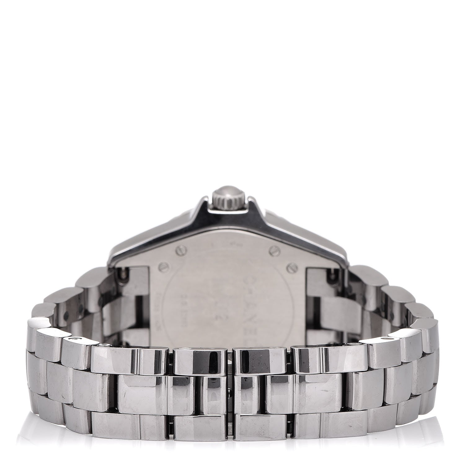 Chanel Titanium Ceramic Diamond Bezel 33mm J12 Quartz Watch 4 of 7
