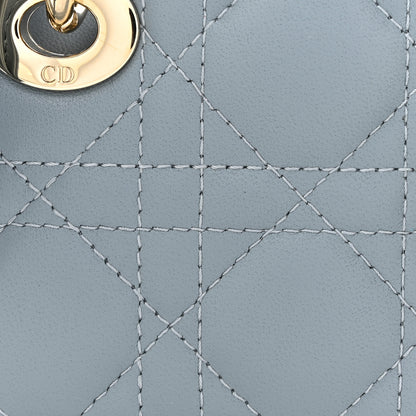 Christian Dior Lambskin Cannage Micro Lady D-Joy Cloud Blue 8 of 10