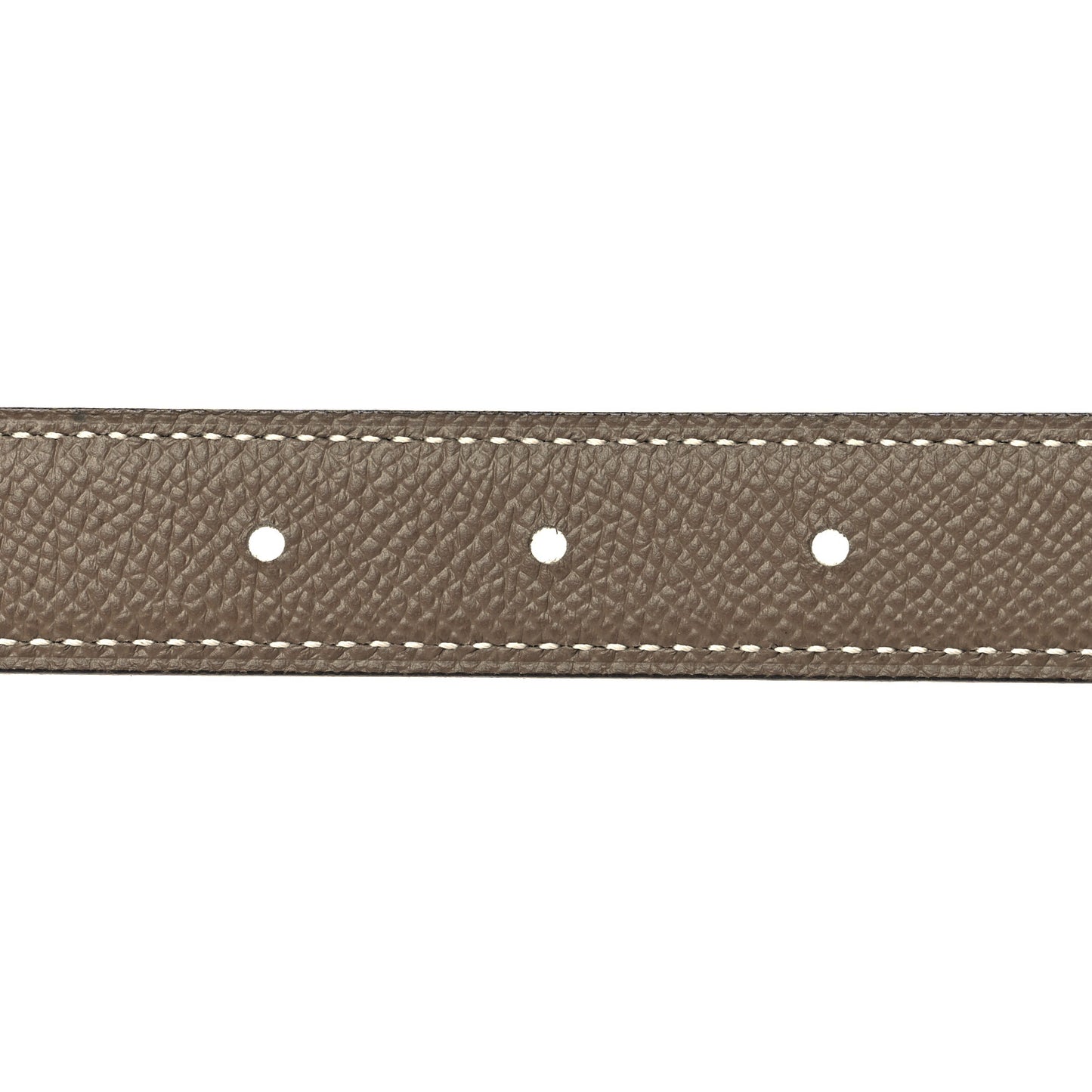 Swift Epsom Martelee Constance H Belt 75 30 Black Etoupe