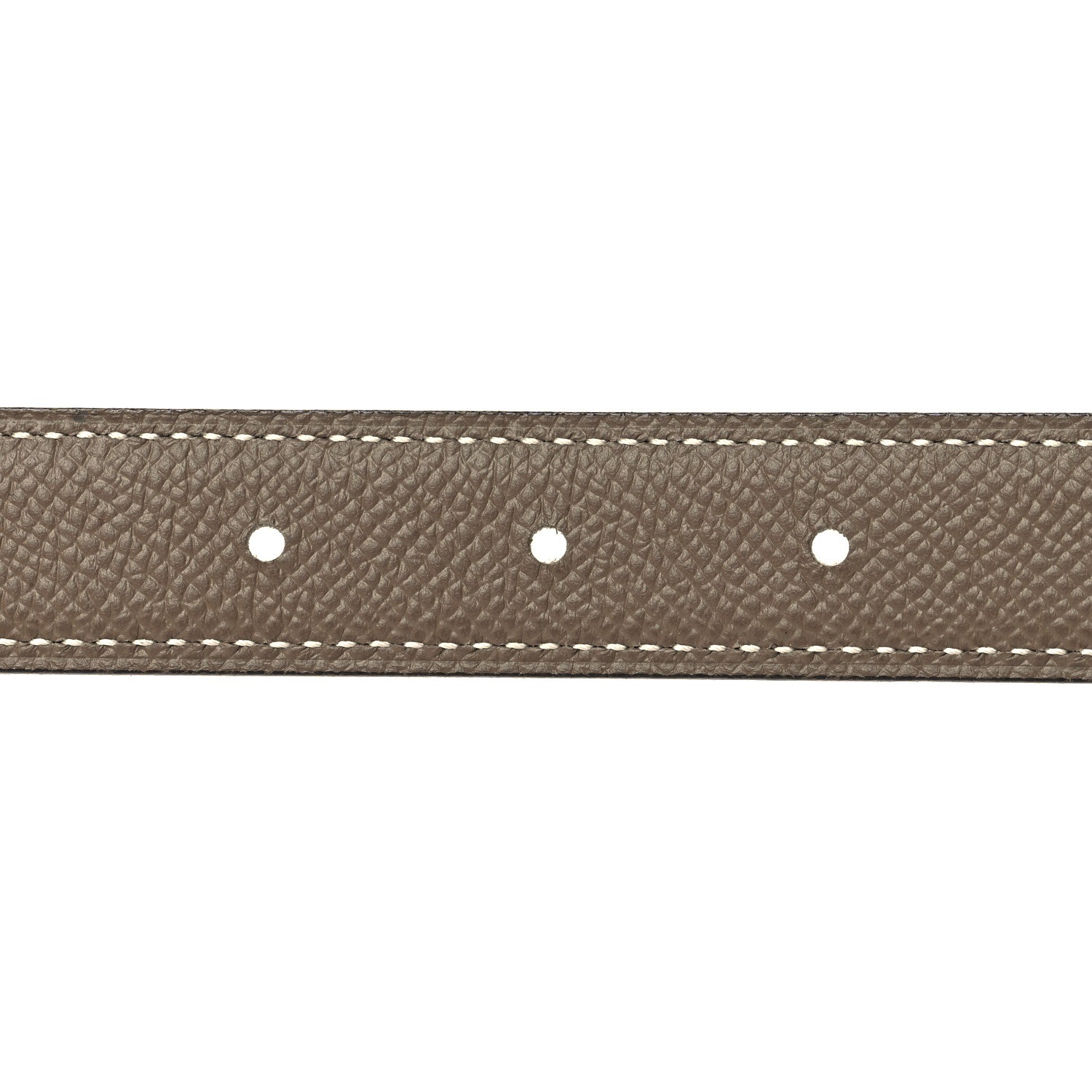 Hermes Swift Epsom Martelee Constance H Belt 75 30 Black Etoupe 3 of 5