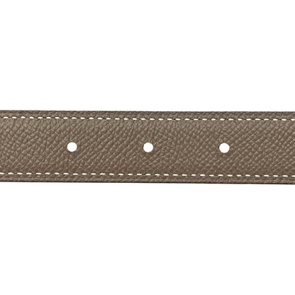 Hermes Swift Epsom Martelee Constance H Belt 75 30 Black Etoupe 3 of 5