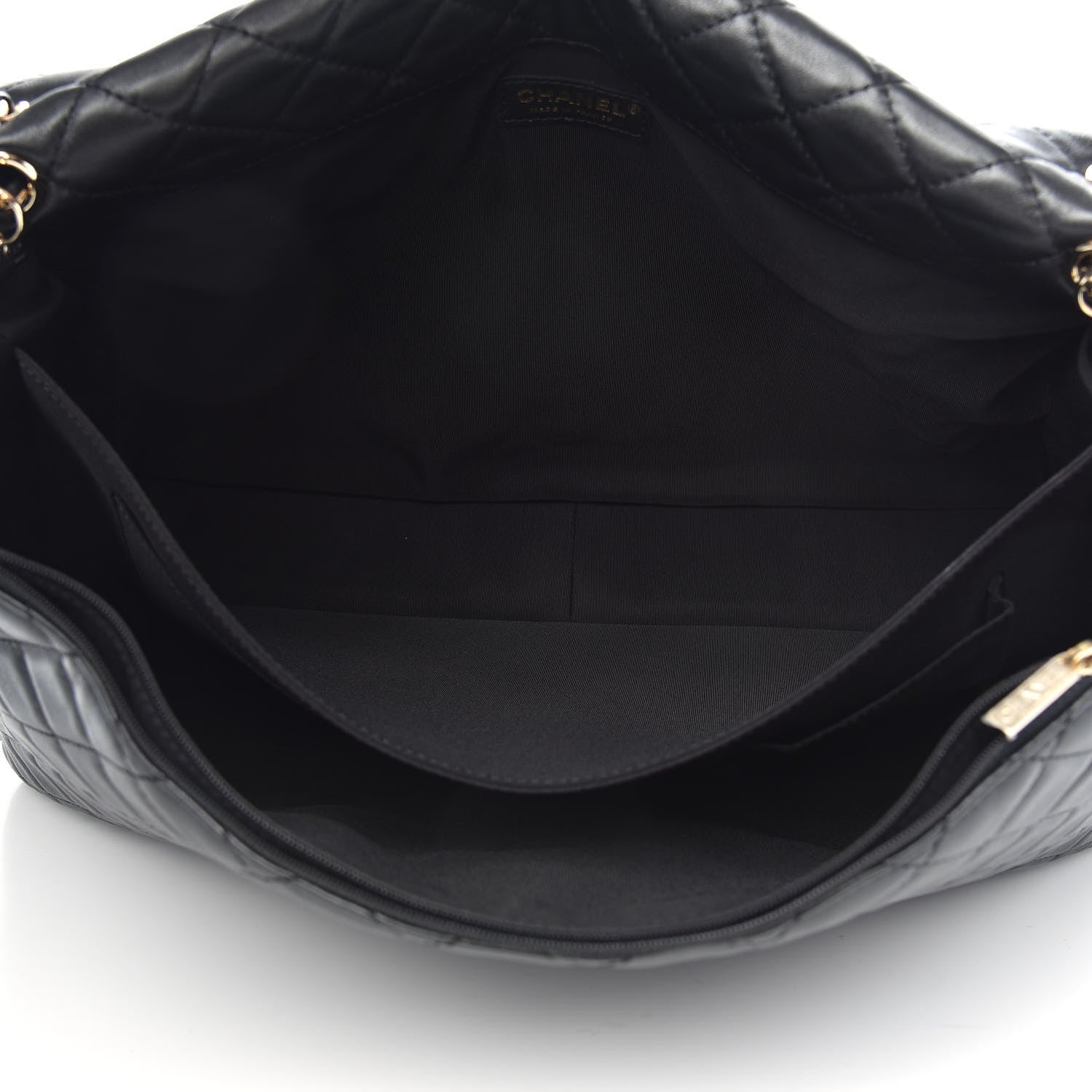 Chanel Calfskin Quilted XXL Travel Flap Bag Black 5 of 10