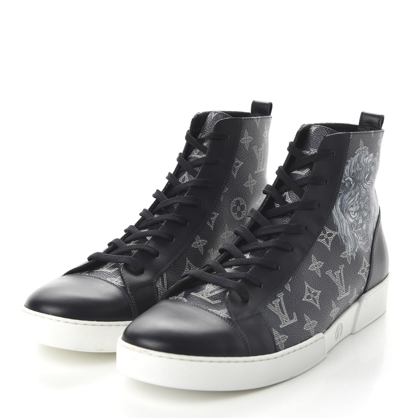 Savane Monogram Chapman Lion Sneakers 11 Encre