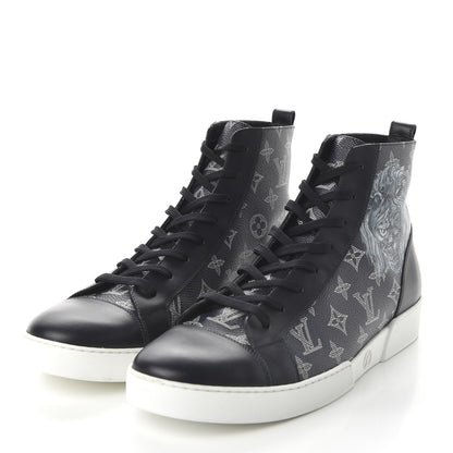 Louis Vuitton Savane Monogram Chapman Lion Sneakers 11 Encre 3 of 9