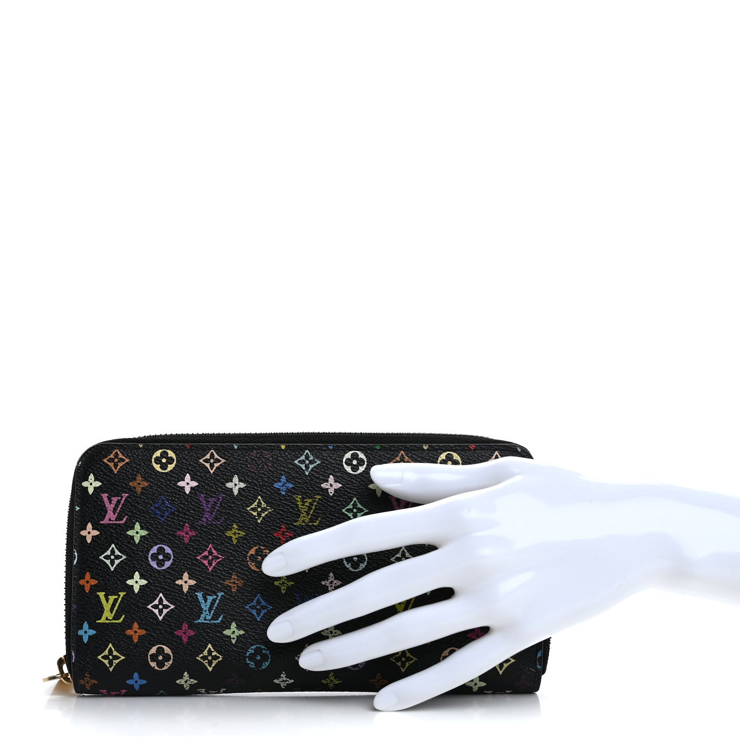 Monogram Multicolor Zippy Wallet Black Grenade