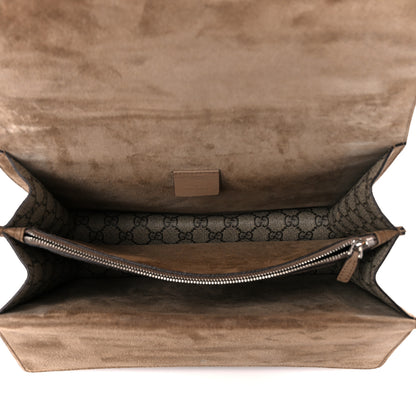 Gucci GG Supreme Monogram Medium Dionysus Shoulder Bag Taupe 5 of 13