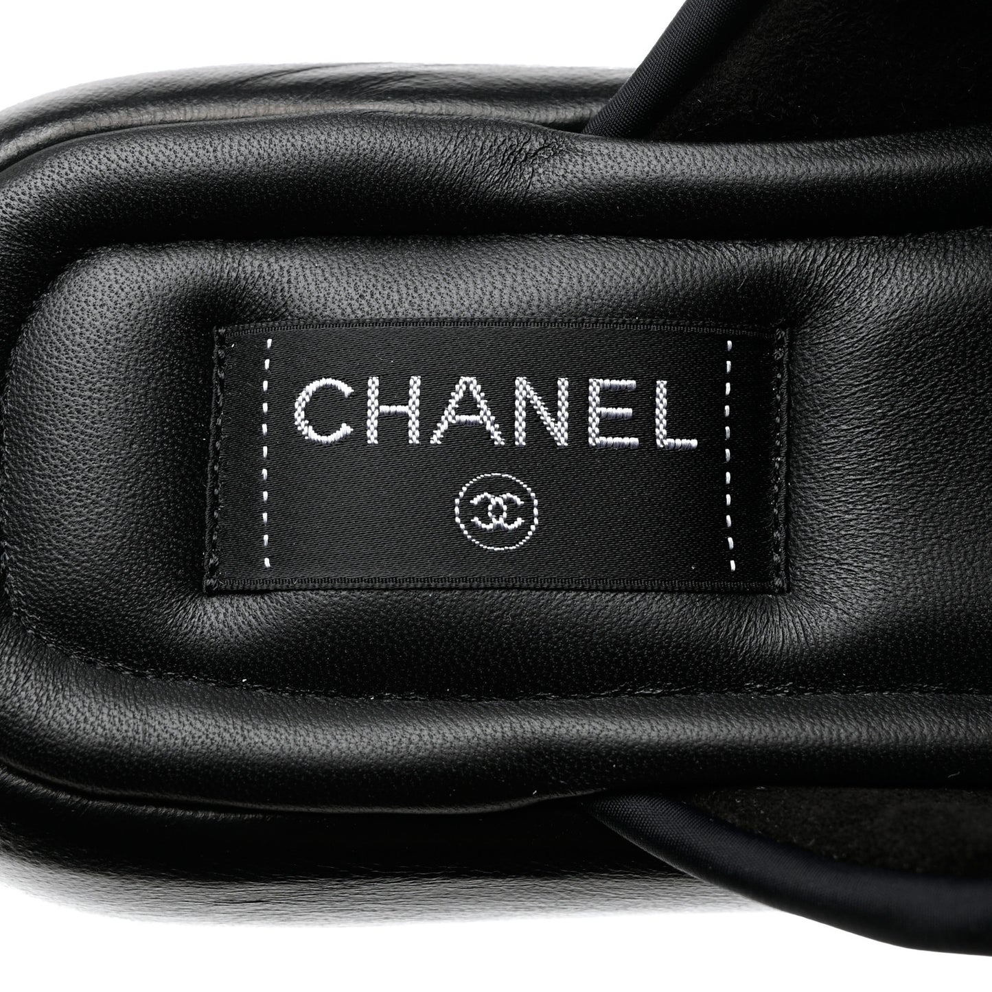 Fabric CC Mules Sandals 41 Black
