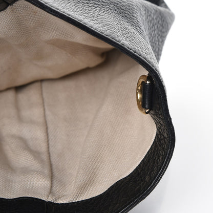 Gucci Pebbled Calfskin Medium Soho Shoulder Bag Black 8 of 11