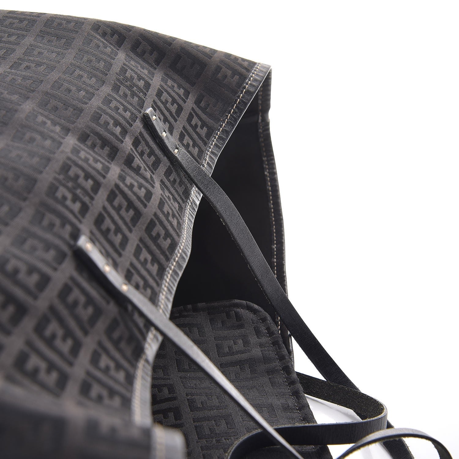 Fendi Zucchino Tote Black 11 of 15