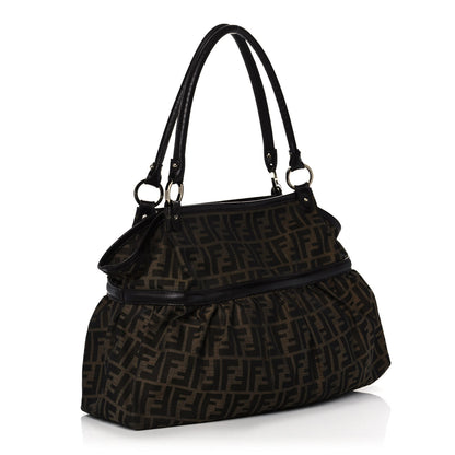 Fendi Zucca Large Chef Shopper Tote Tobacco 2 of 11