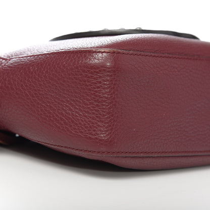 Gucci Pebbled Calfskin Studded Small Soho Disco Bag Soft Burgundy 14 of 19