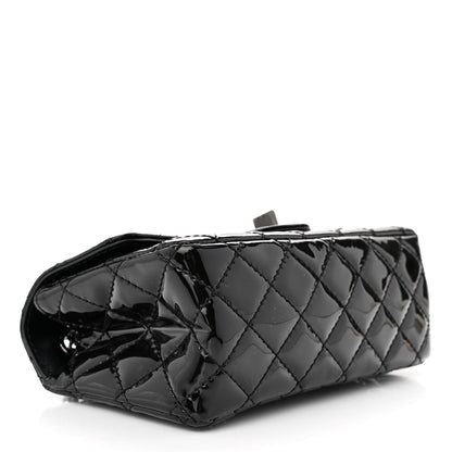 Chanel Patent Calfskin Quilted 2.55 Reissue Mini Flap So Black 4 of 11