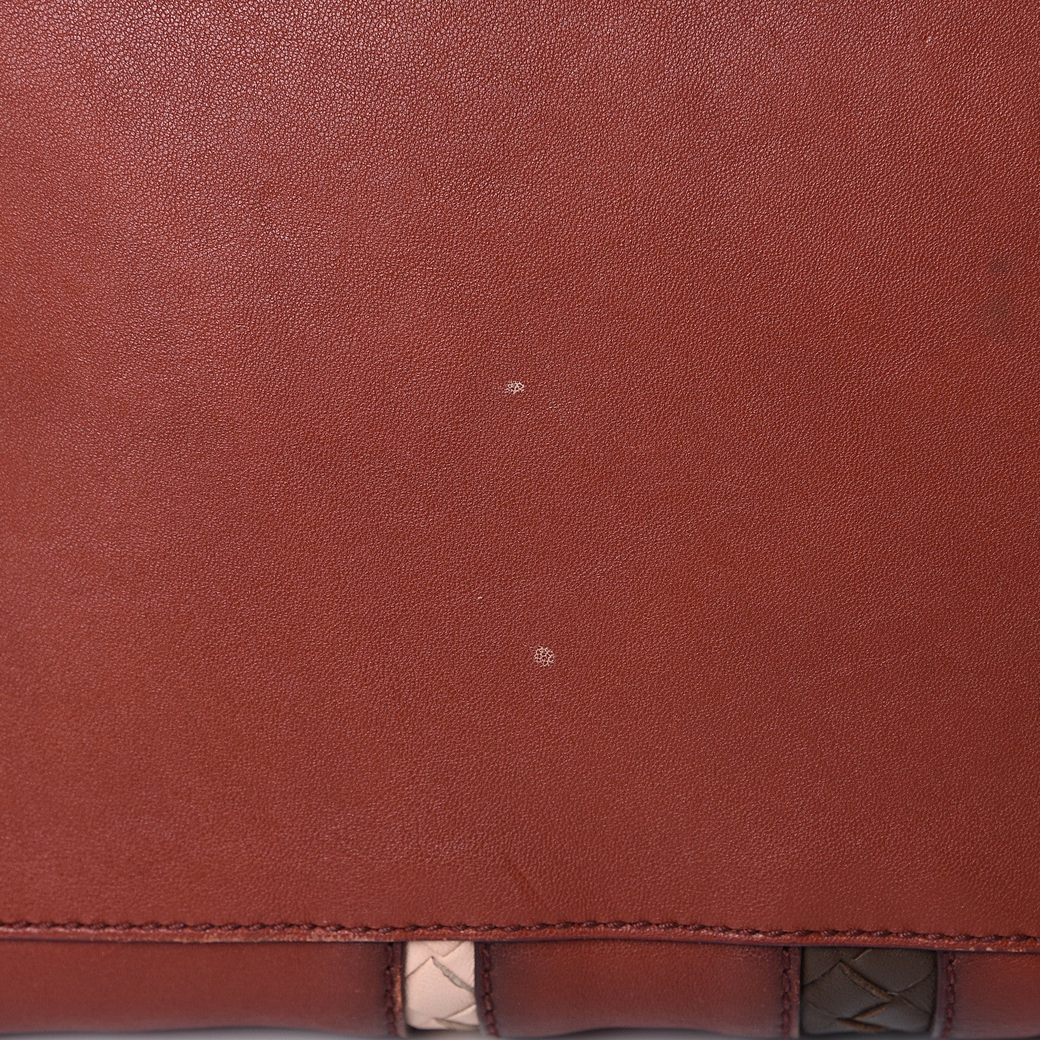 Bottega Veneta Calfskin Nappa Intrecciato Tote Brique Flamingo Truffle 21 of 23