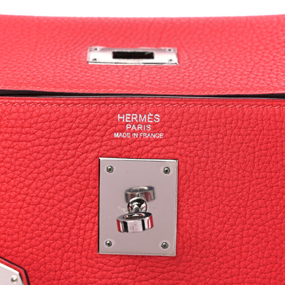 Hermes Togo Kelly Retourne 32 Rouge Pivoine 6 of 12