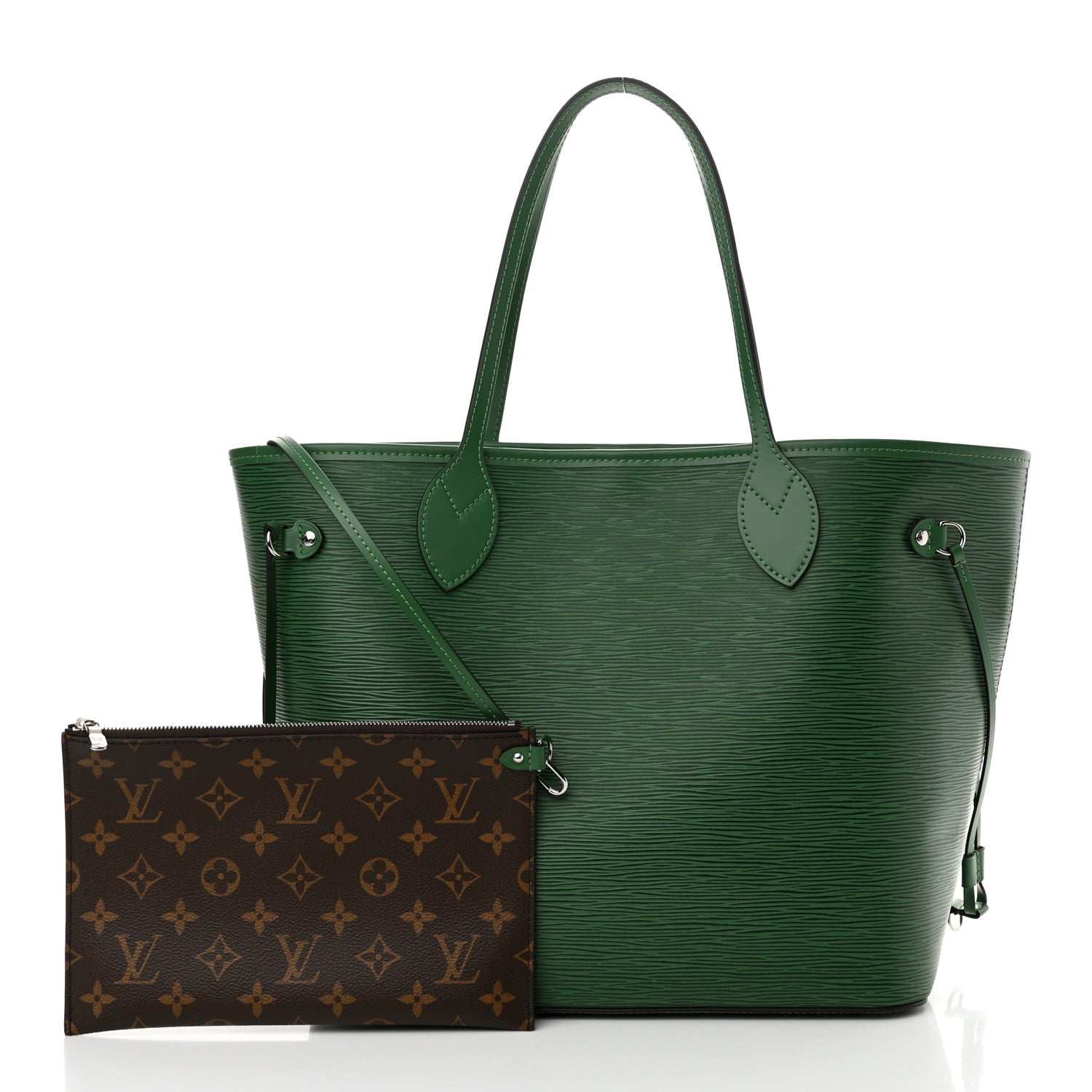 Louis Vuitton Epi Neverfull MM Borneo Green 3 of 10