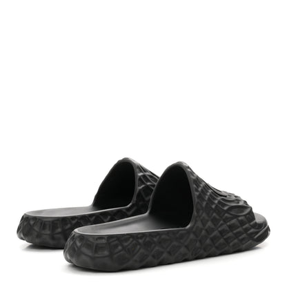 Gucci Rubber Interlocking G Mens Slide Sandals 8 Black 5 of 9