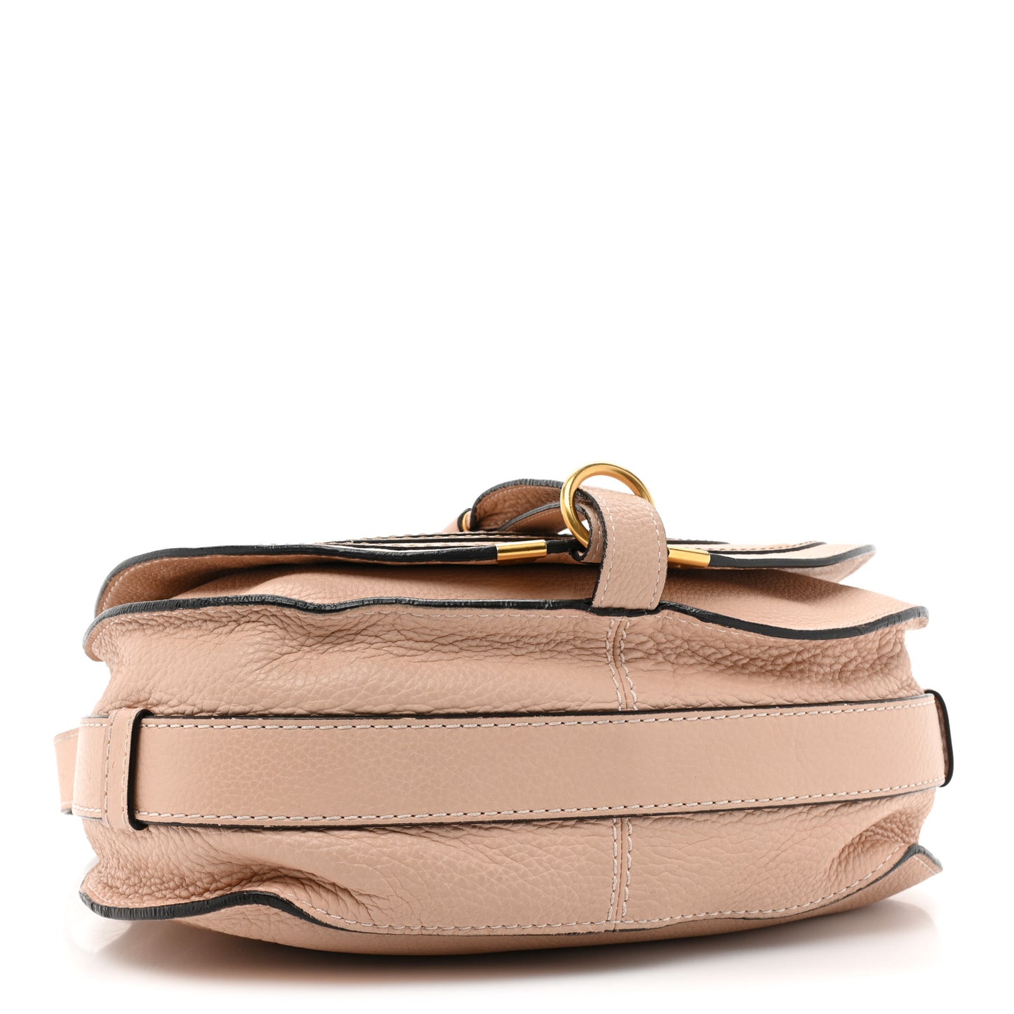 Calfskin Medium Marcie Saddle Bag Blush