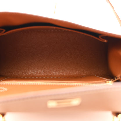 Hermes Epsom Kelly Sellier 25 Gold 4 of 10