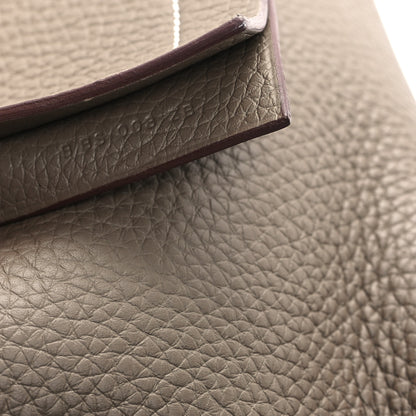 Hermes Taurillon Clemence Cabasellier 31 Etoupe 11 of 13