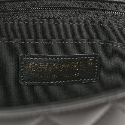 Chanel Calfskin Quilted Bolero De Chanel Flap Bag Black 6 of 10