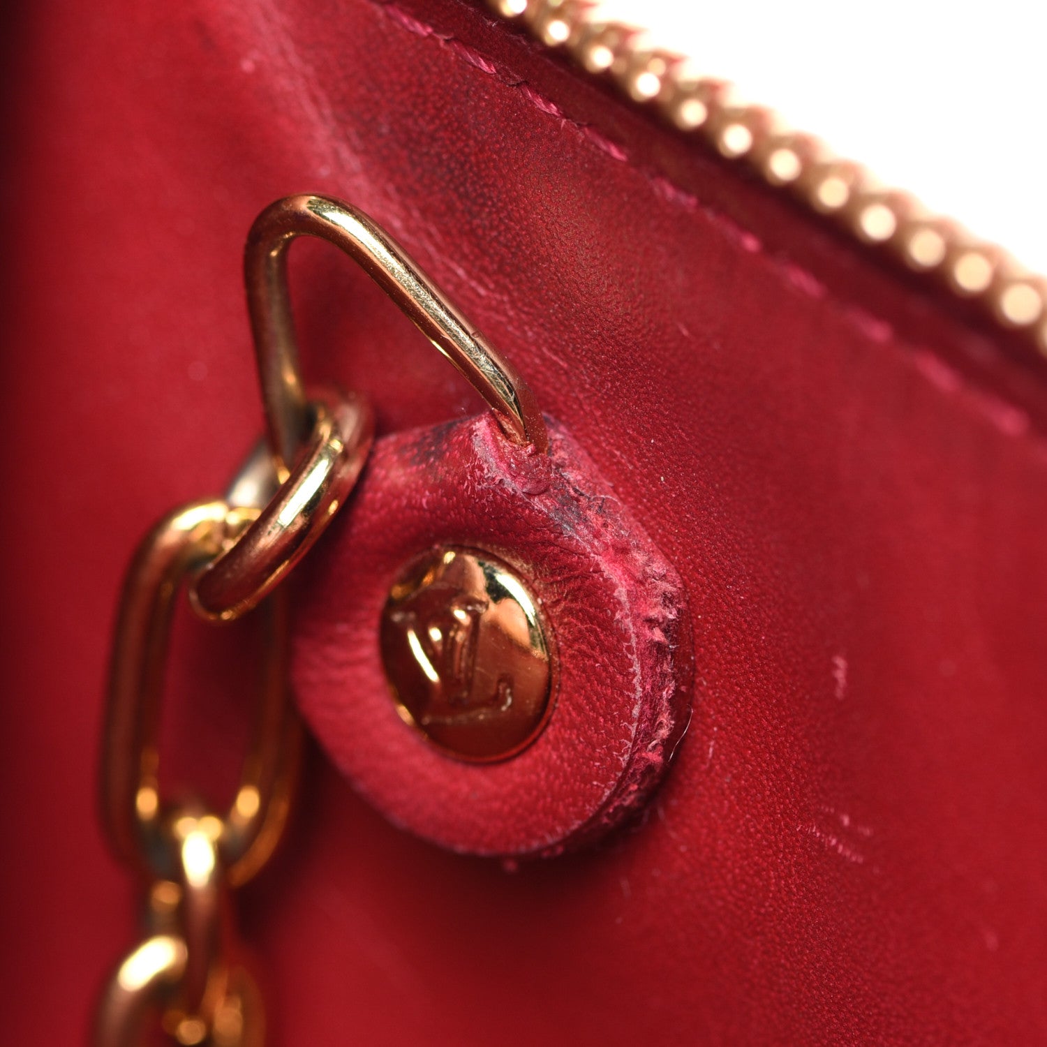 Louis Vuitton Vernis Key Pouch Pomme D'Amour 8 of 8
