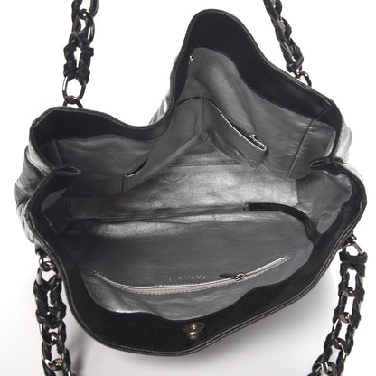 Chanel Glazed Caviar Modern Chain Tote Black 5 of 11