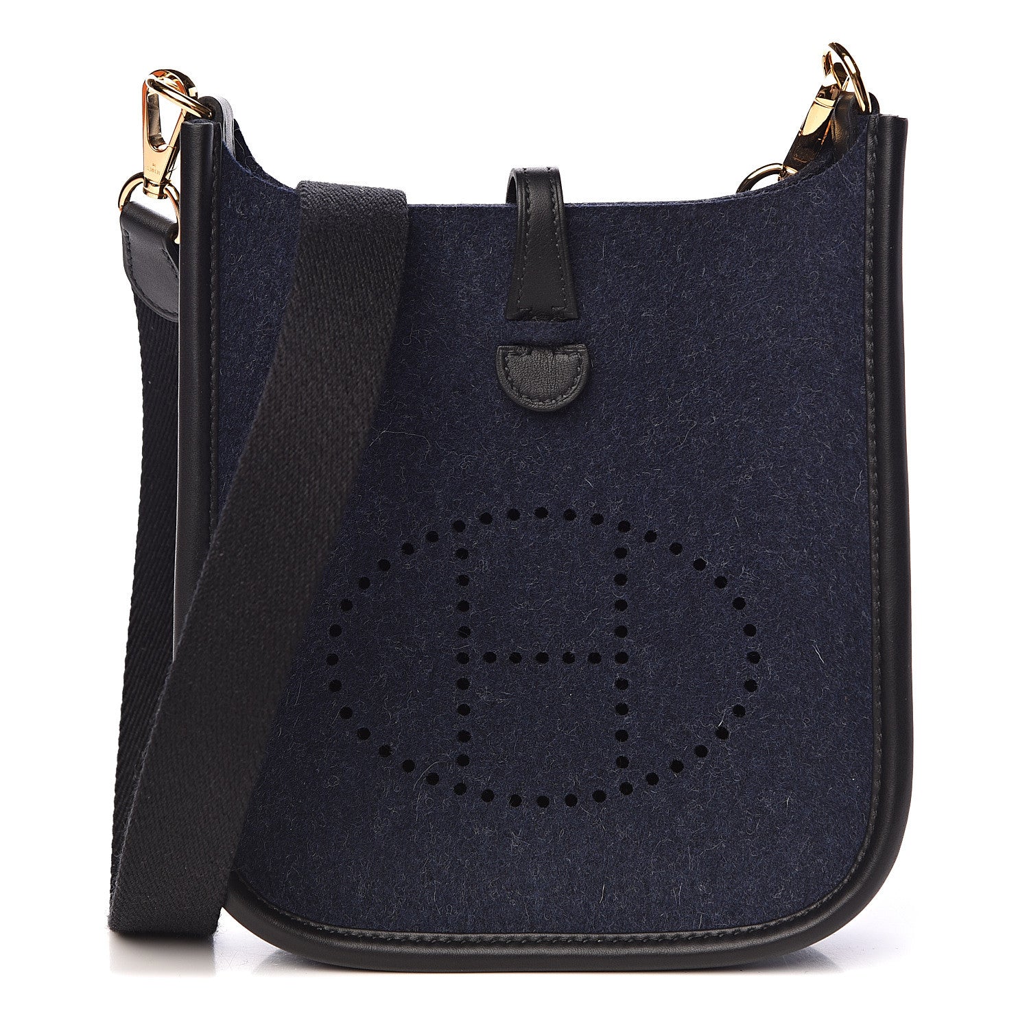 Hermes Feutre Swift Evelyne TPM Bleu Nuit Black 1 of 11