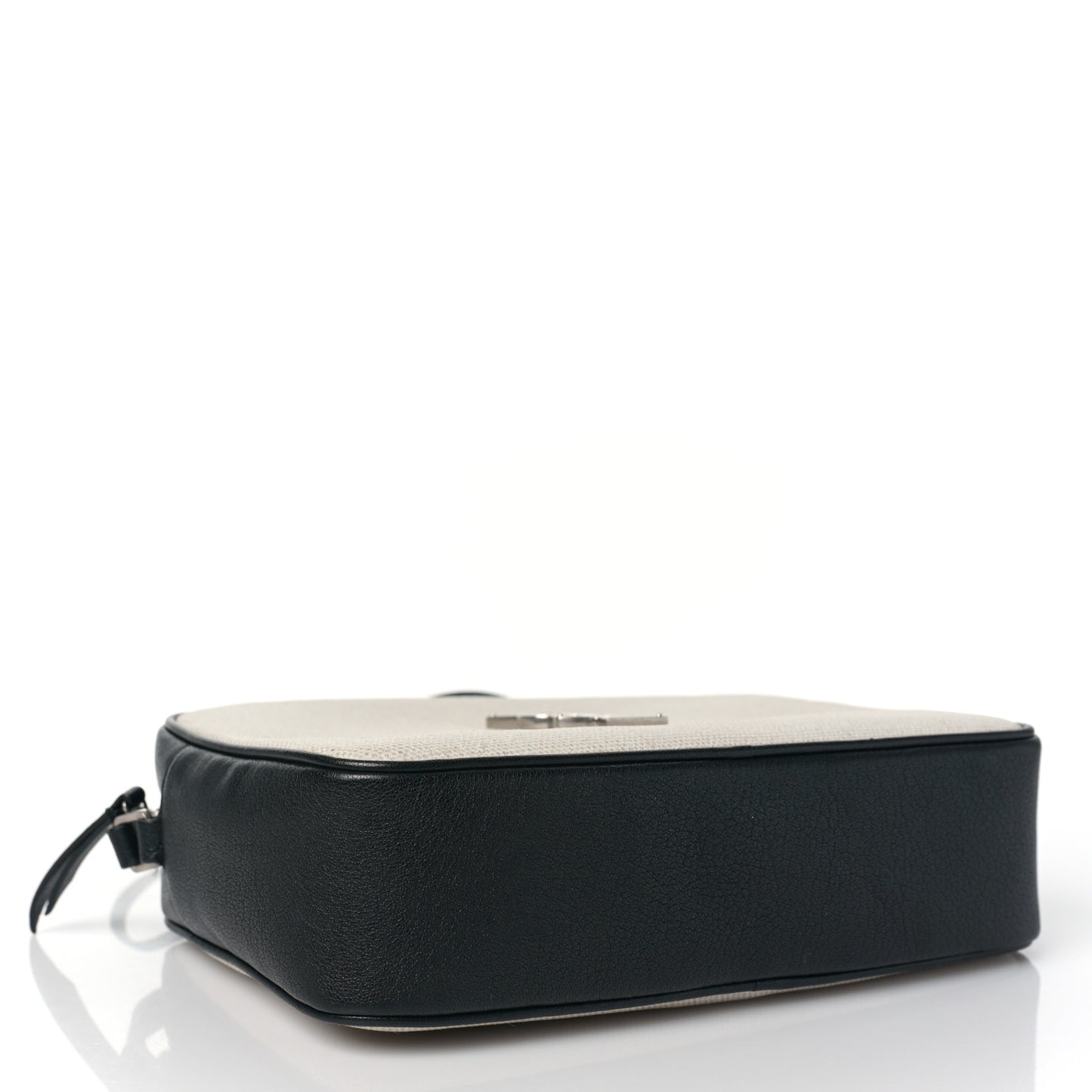 Linen Canvas Monogram Lou Camera Bag Black