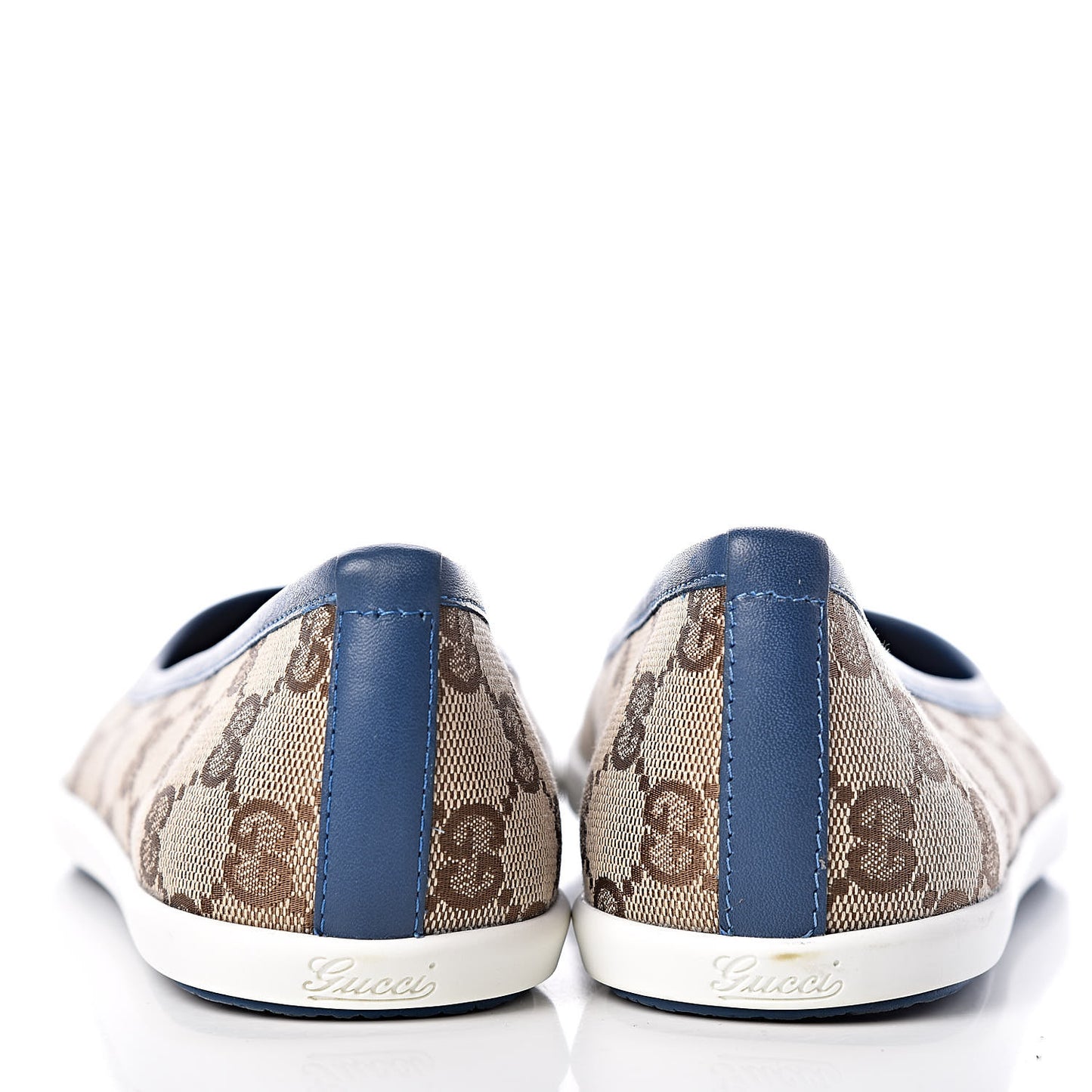 Monogram Ballet Flats 37 Blue