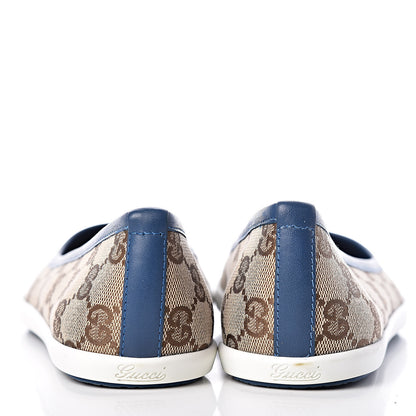 Gucci Monogram Ballet Flats 37 Blue 13 of 15