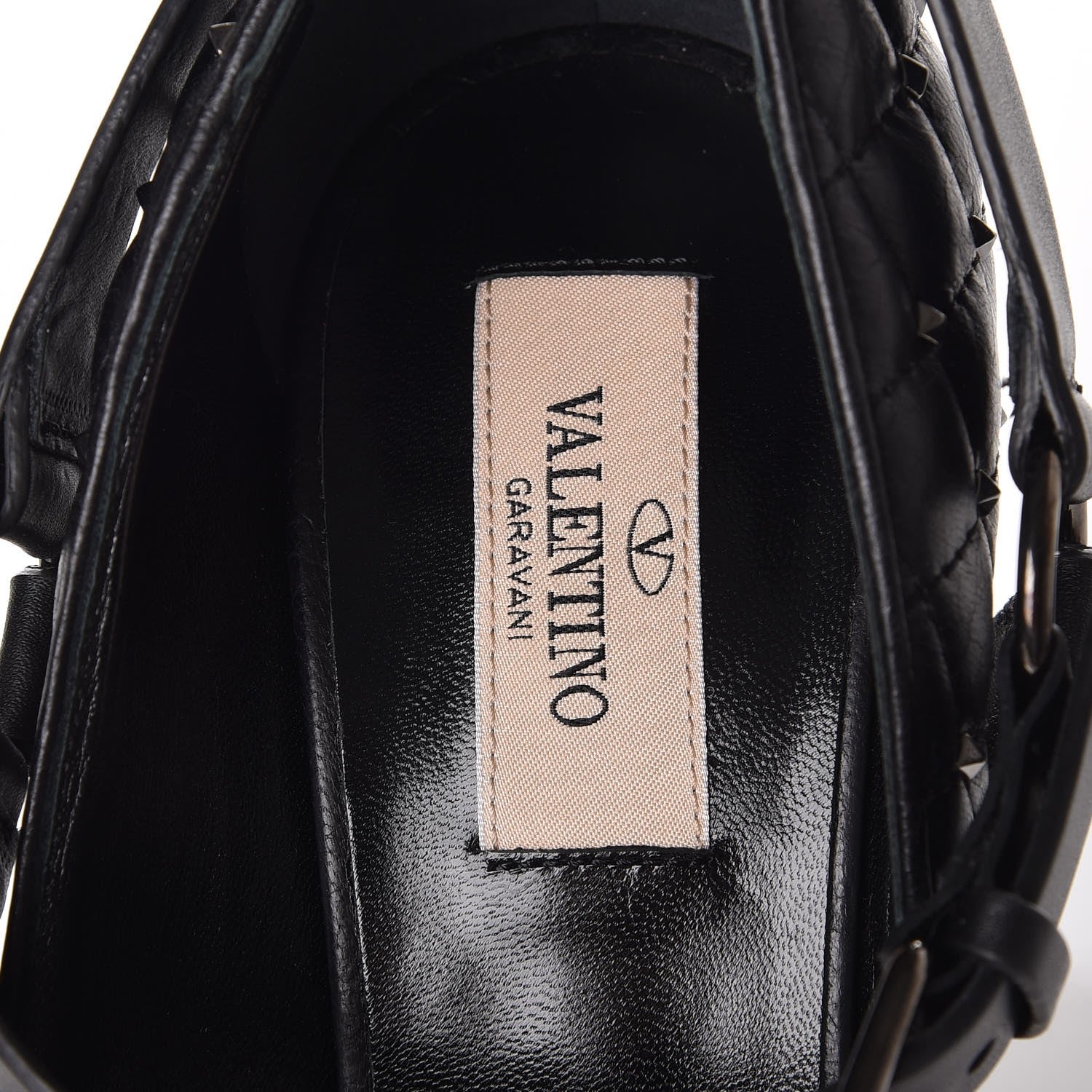 Valentino Garavani Nappa Rockstud Spike Mary Jane 105mm Pumps 38.5 Black 7 of 7