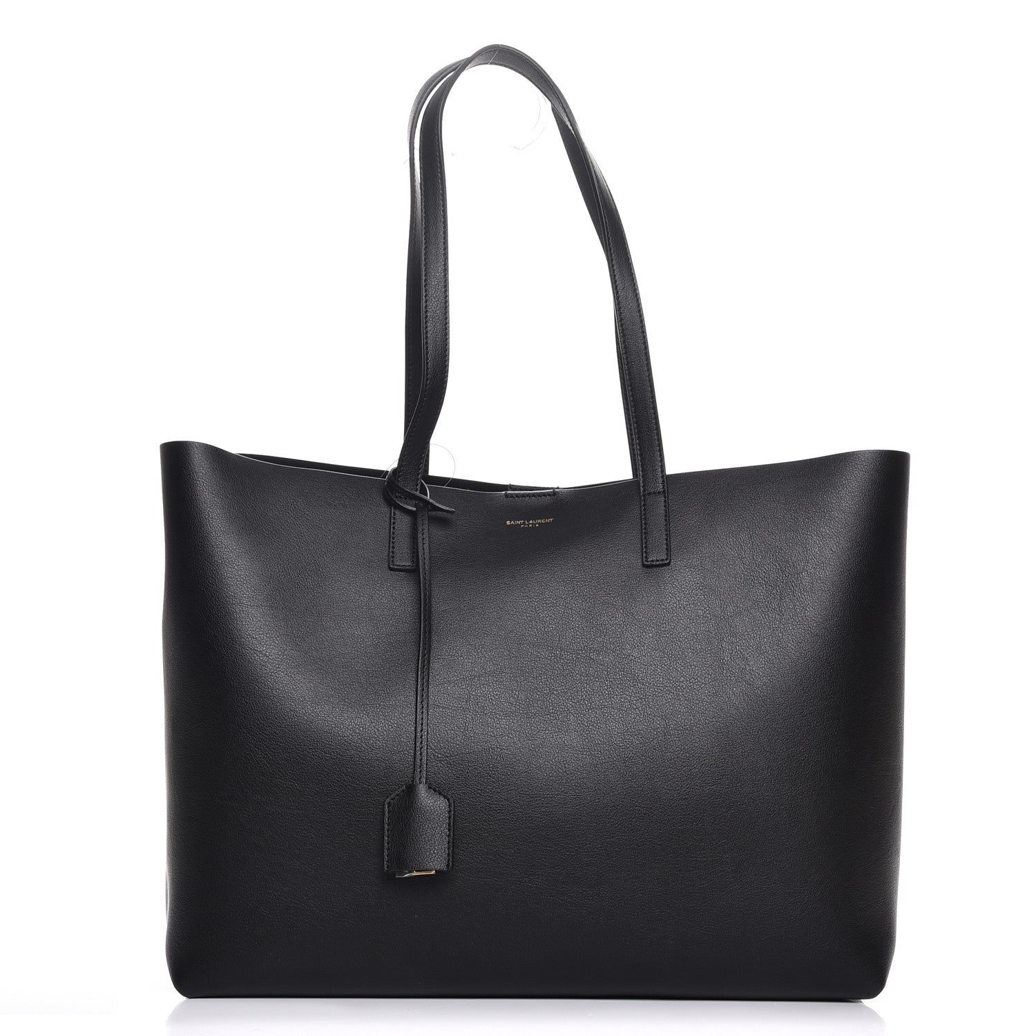 Saint Laurent Calfskin Large Shopping Tote Black 1 of 13