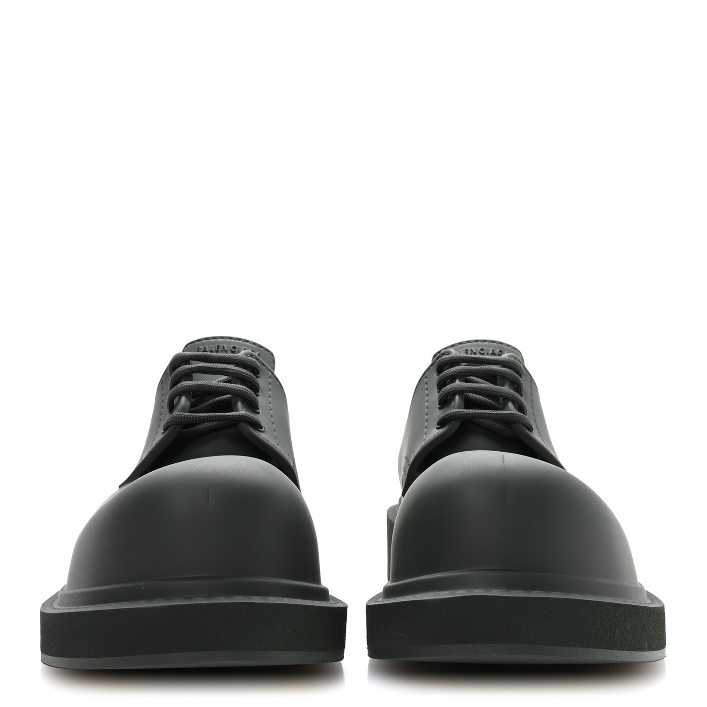Rubber Steroid Derby Shoes 37 Dark Khaki