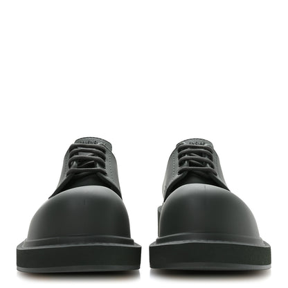 Balenciaga Rubber Steroid Derby Shoes 37 Dark Khaki 3 of 9