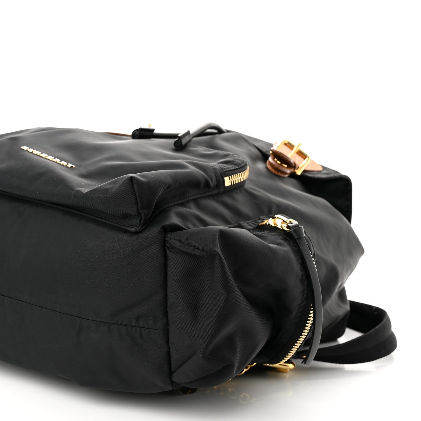 Nylon Large Rucksack Backpack Black