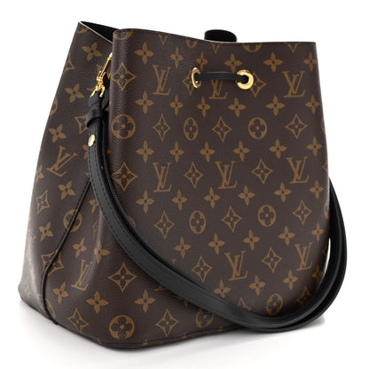 Louis Vuitton Monogram Neonoe MM Black 3 of 10