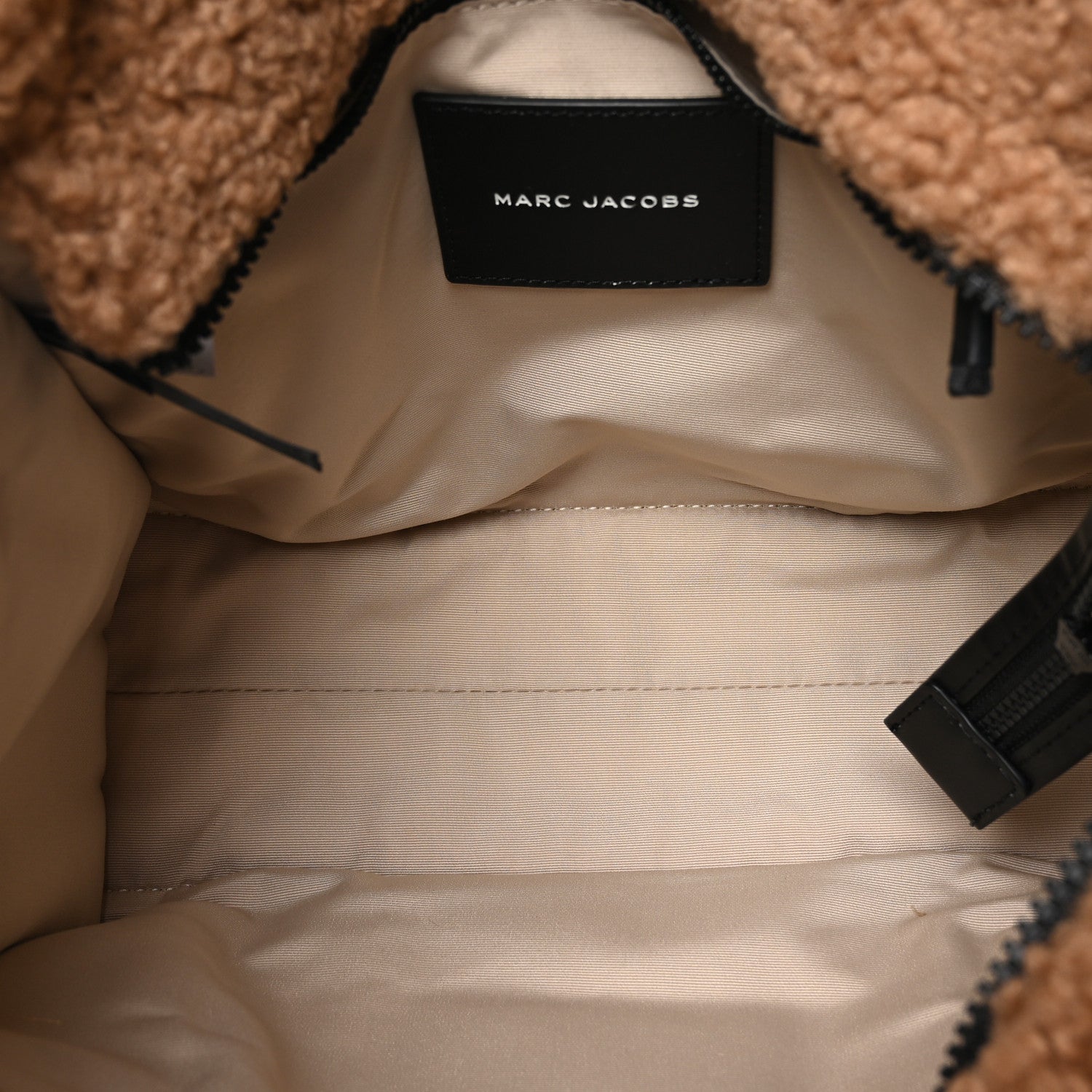 Marc Jacobs Polyester Cotton Medium The Teddy Traveler Tote Bag Beige 5 of 8