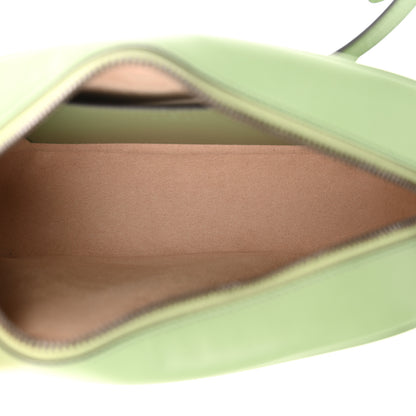 Gucci Calfskin Matelasse Chevron Small GG Marmont Chain Shoulder Bag Salamander Green 5 of 9