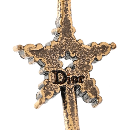 Christian Dior Metal J'Adior Hoop Earrings Aged Gold 4 of 4