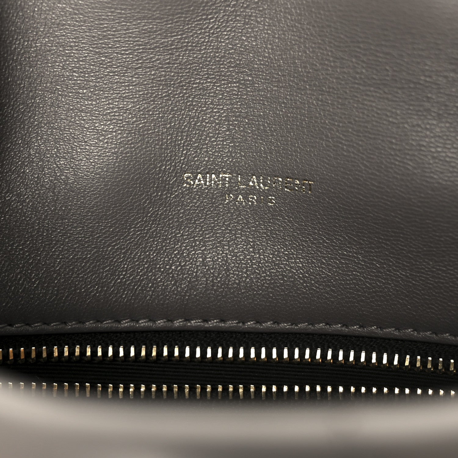 Saint Laurent Lambskin Quilted Toy Loulou Puffer Monogram Chain Satchel Fog 6 of 11