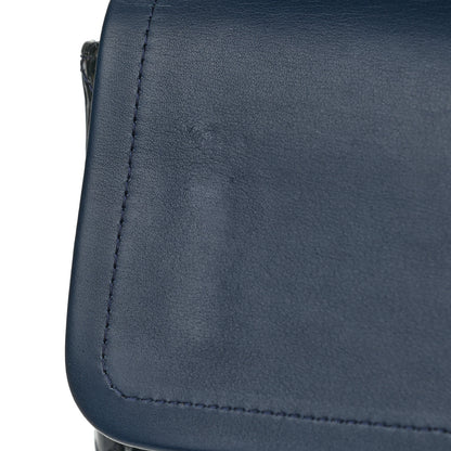 Chanel Patent Quilted Maxi Double Flap Navy 10 of 10