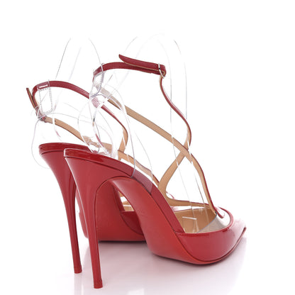 Christian Louboutin Patent PVC Cupidetta 100 Pumps 37.5 Loubi Transparent 3 of 8