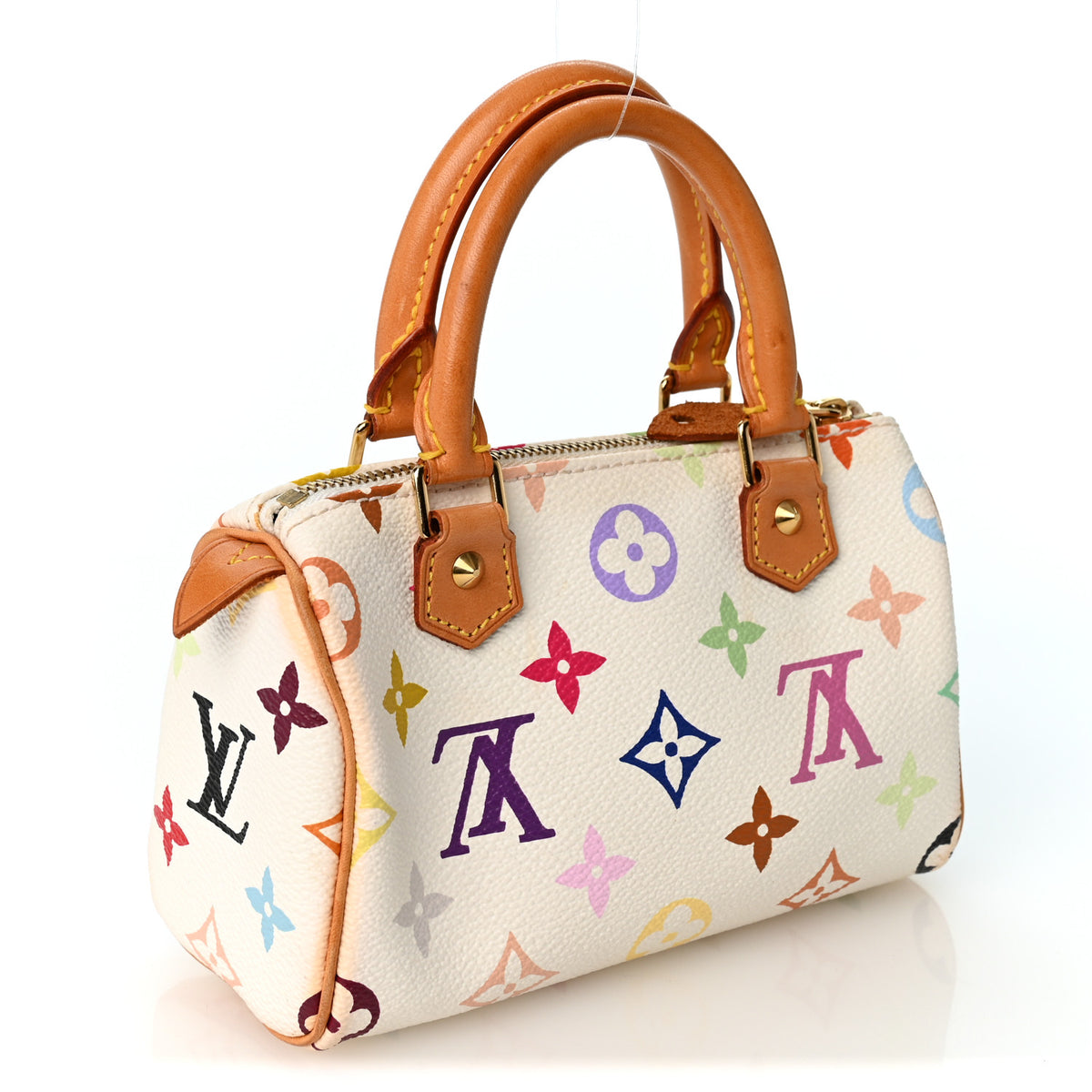 Monogram Multicolor Mini Sac HL Speedy White