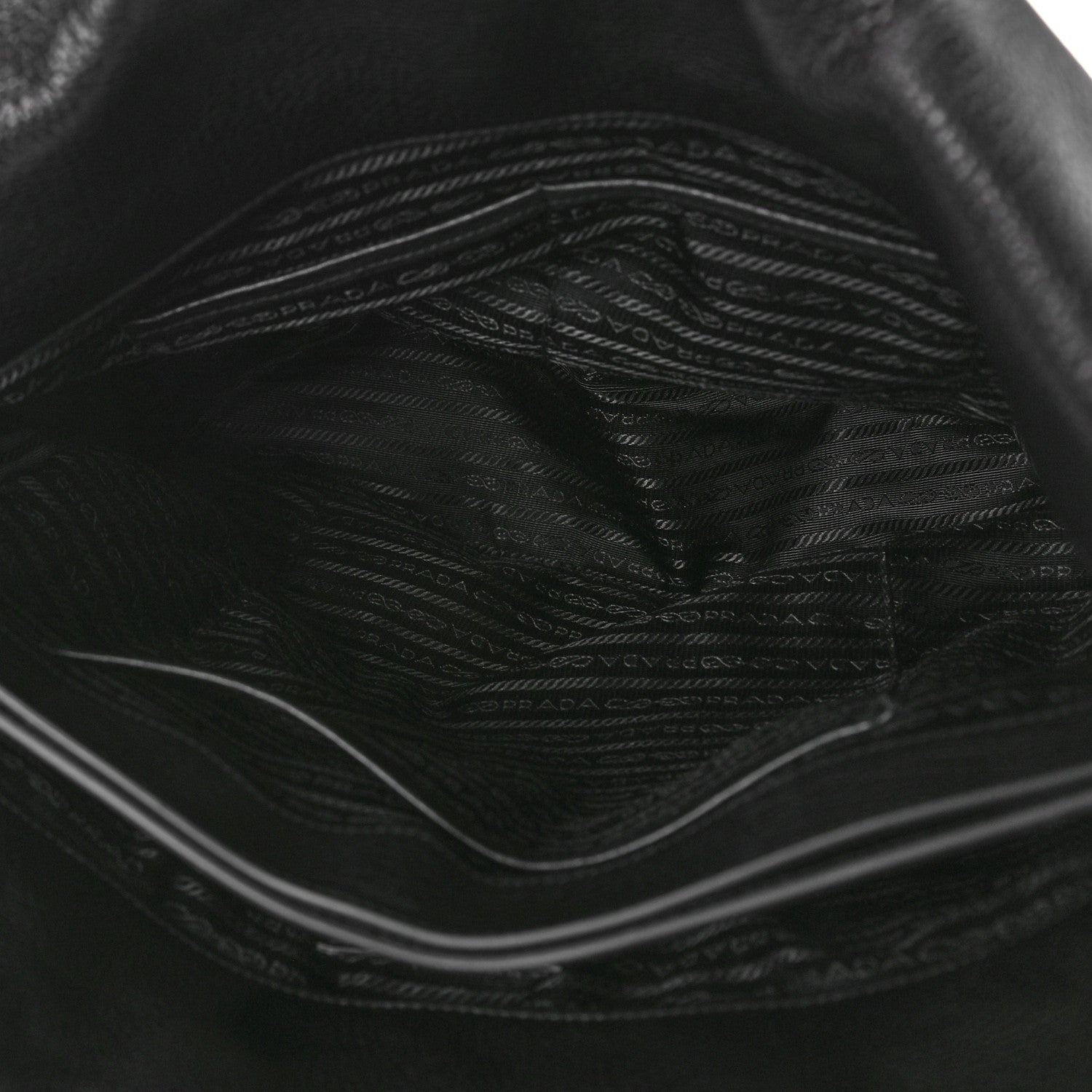 Prada Vitello Daino Tote Black 5 of 9
