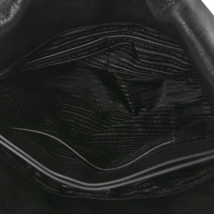 Prada Vitello Daino Tote Black 5 of 9