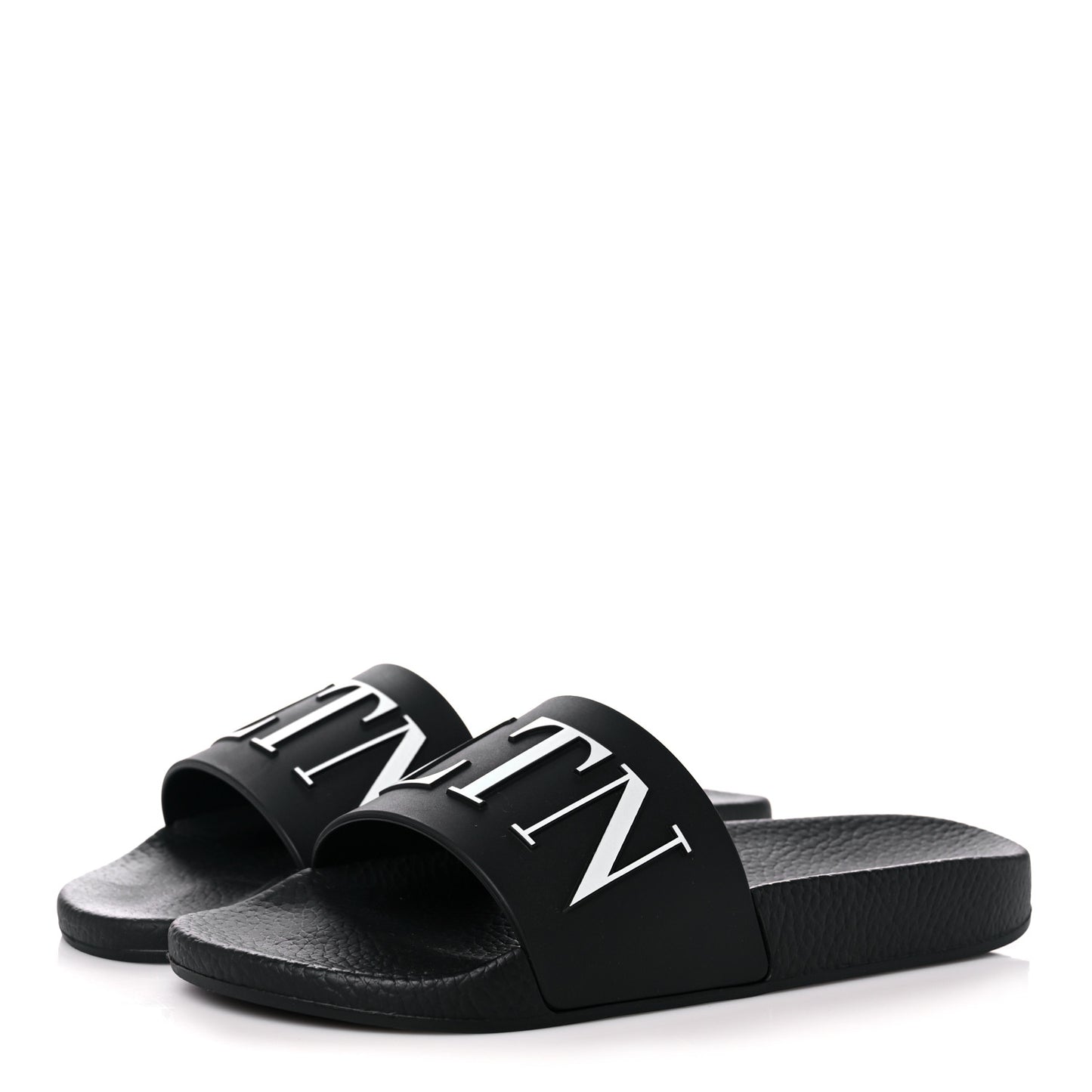 Rubber VLTN Pool Slide Sandals 38 Black
