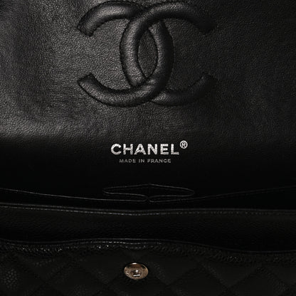 Chanel Caviar Quilted Medium Double Flap Black 6 of 12