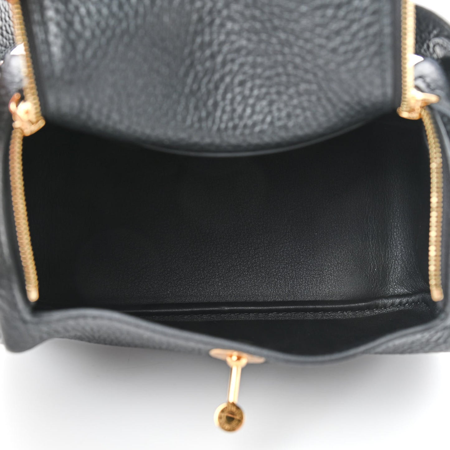 Taurillon Clemence Mini Lindy 20 Black