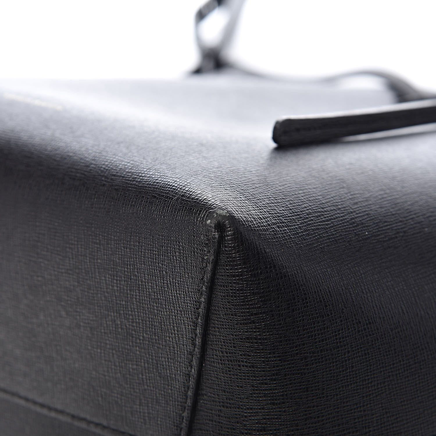 Mansur Gavriel Saffiano Bucket Bag Black Flamma 9 of 12