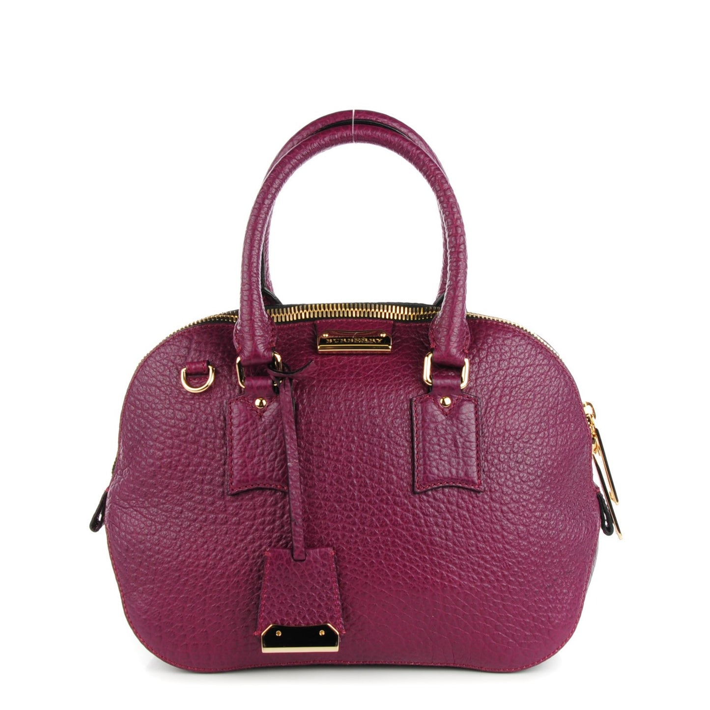 Heritage Grain Small Orchard Bowling Bag Damson Magenta